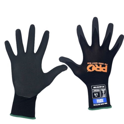 Dexi Pro Black Nitrile / Lycra Gloves