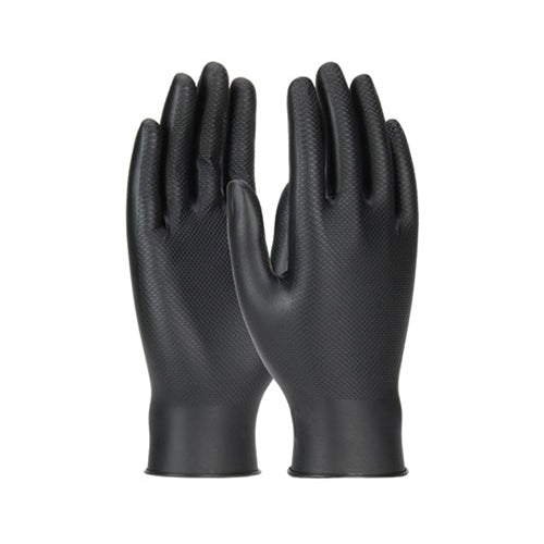 Grippaz Skins Black Nitrile Gloves