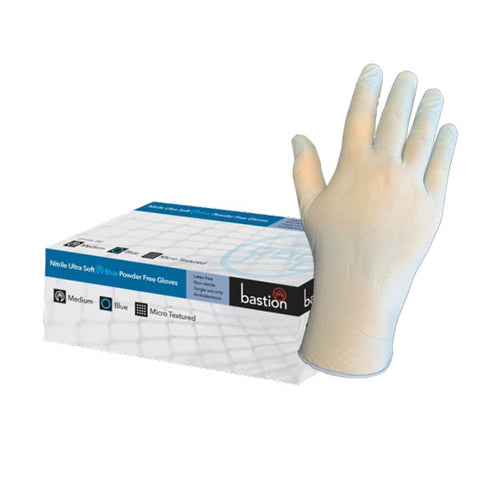 Ultra Soft Bastion Nitrile Powder Free Gloves