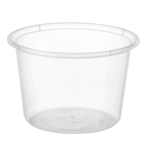 Round Disposable Plastic Containers