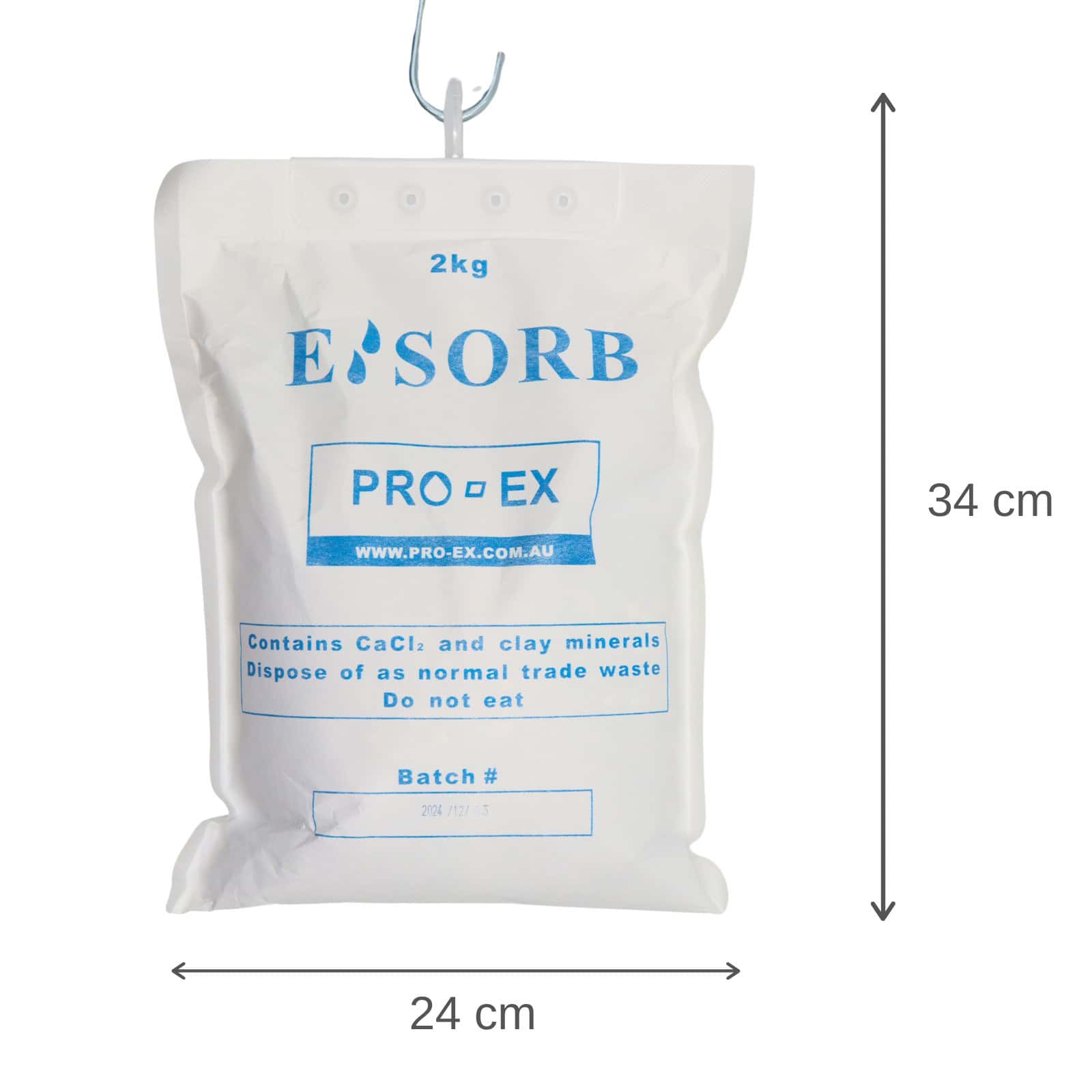Desiccant Bag with Hook 2kg (8 Bags/Carton)