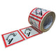 DG Corrosives #8 Labels 50mm x 50mm (1000 Roll)