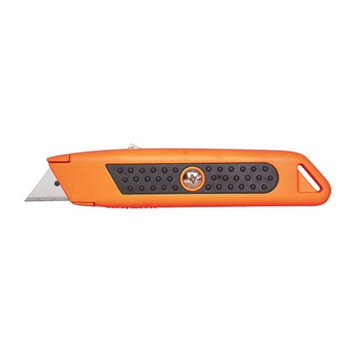 Sterling Auto-Retracting Safety Knife w/ Rubber Grip