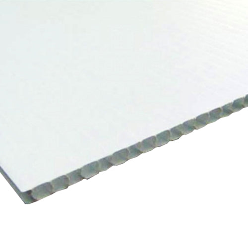 White Corflute Sheets