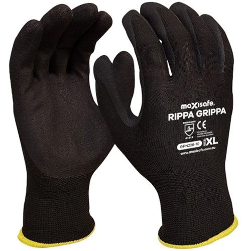 Maxisafe Rippa Grippa Nitrile Coated Gloves