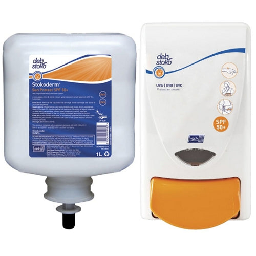 SPF 50 UV Protect Sunscreen Dispenser & Pod
