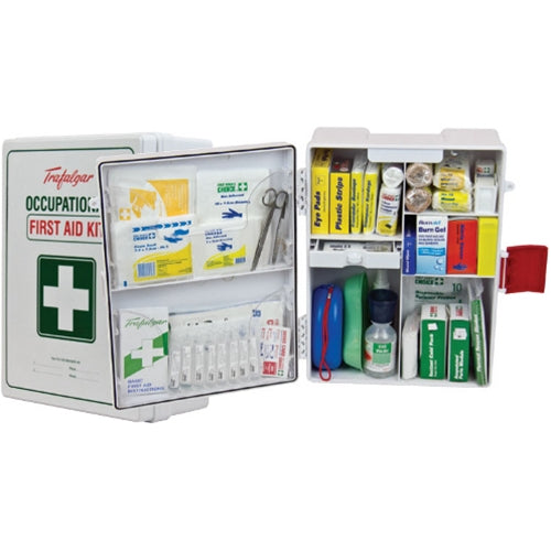 Wall Mount Plastic Case First Aid Kit