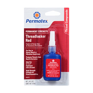 Permatex Permanent Strength Red Threadlocker