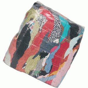 Bag of Cotton Rags - 10kg Mixed Coloured