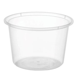 Round Disposable Plastic Containers