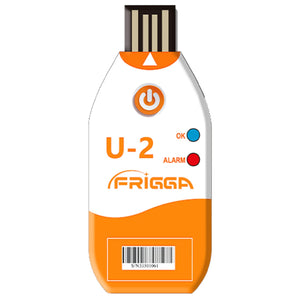 Frigga 100 Days USB Temperature Data Logger Single Use Temperature Recorder High Accuracy Thermometer Monitor 14400 Points with PDF CSV Report,U2