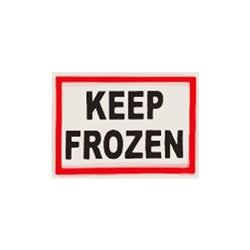 “KEEP FROZEN” Label 100mm x 75mm (500/Roll)