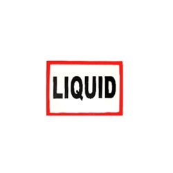 “LIQUID” Label 100mm x 75mm (500/Roll)