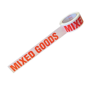 Mixed Goods (Red/White) Acrylic Tape 48mm x 75m