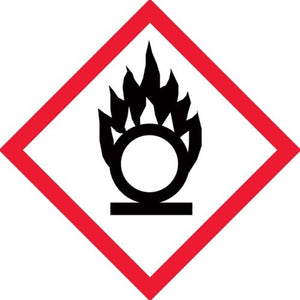DG Oxidiser Labels 50mm x 50mm (1,000/Roll)
