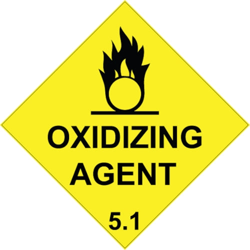 DG Oxidizing Agent 5.1 100mm x 100mm (500/Roll)