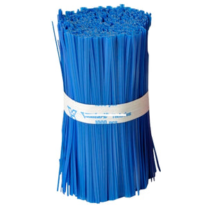 Plastic Blue Vinyl Ties